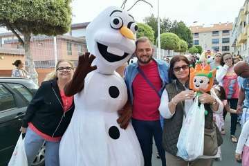 Pasacalles anunciador y pregón de las fiestas de El Calero 2018 (Foto TA, F,J. Santana y Antonio Alí)